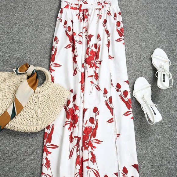 One Shoulder Sexy Floral Dress - Picture 2 of 4